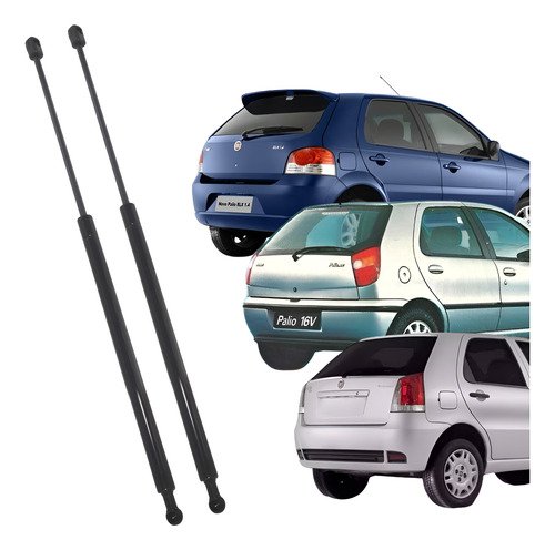 Par Amortecedor Tampa Traseira Porta Malas Palio 1996 A 2011